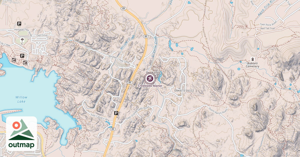 Map of Creekside Manor