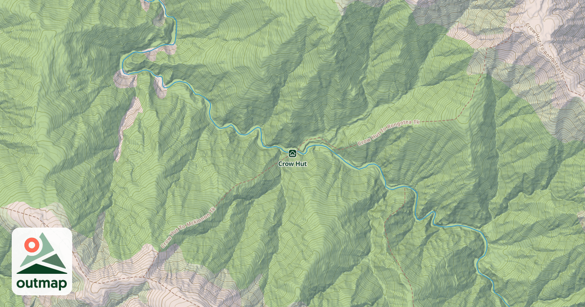 Map of Crow Hut