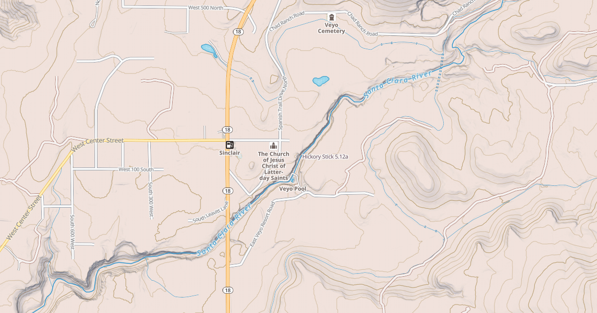 Map preview of Hickory Stick