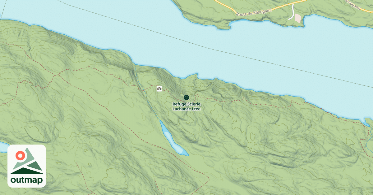 Map of Refuge Scierie Lachance Ltée