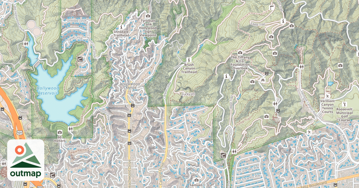 Map of Lucky