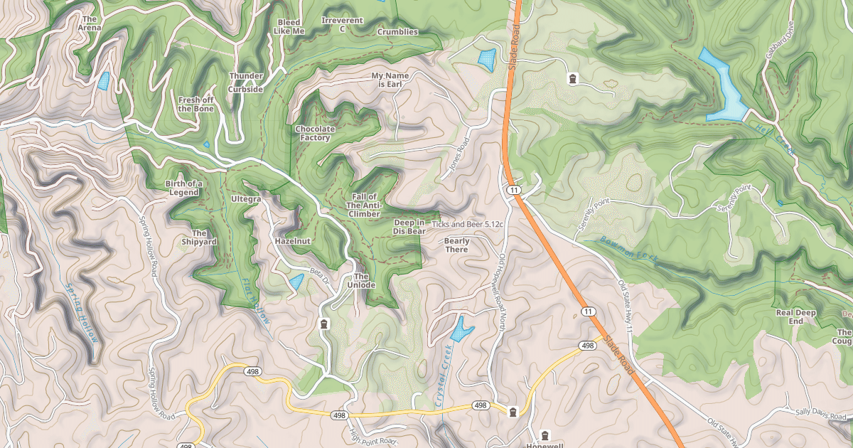 Map preview of Ticks and Beer