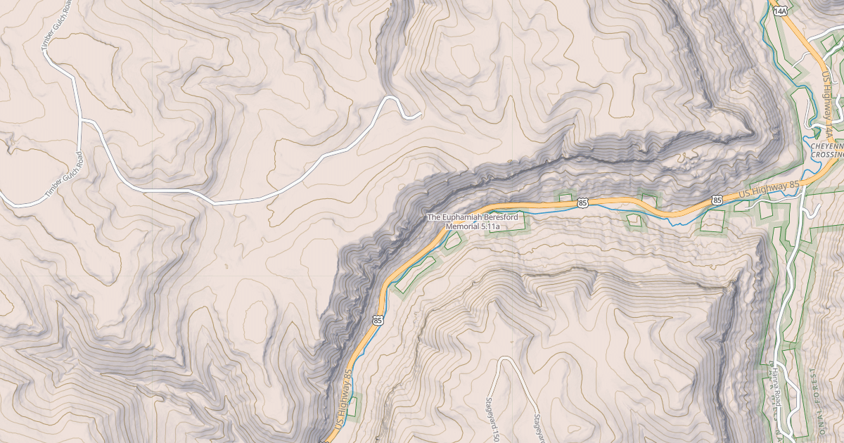 Map preview of The Euphamiah Beresford Memorial