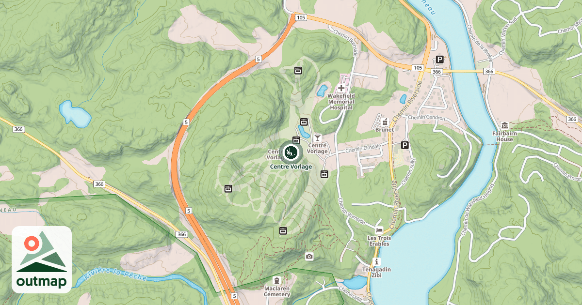 Map of Centre Vorlage