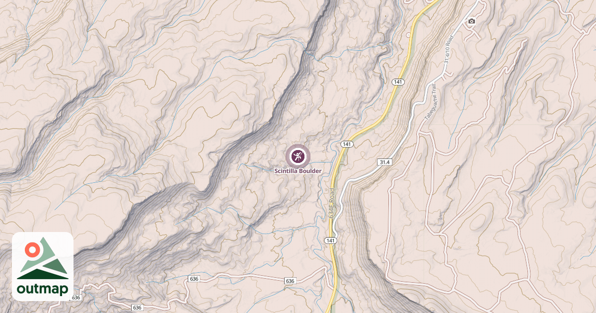 Map of Scintilla Boulder