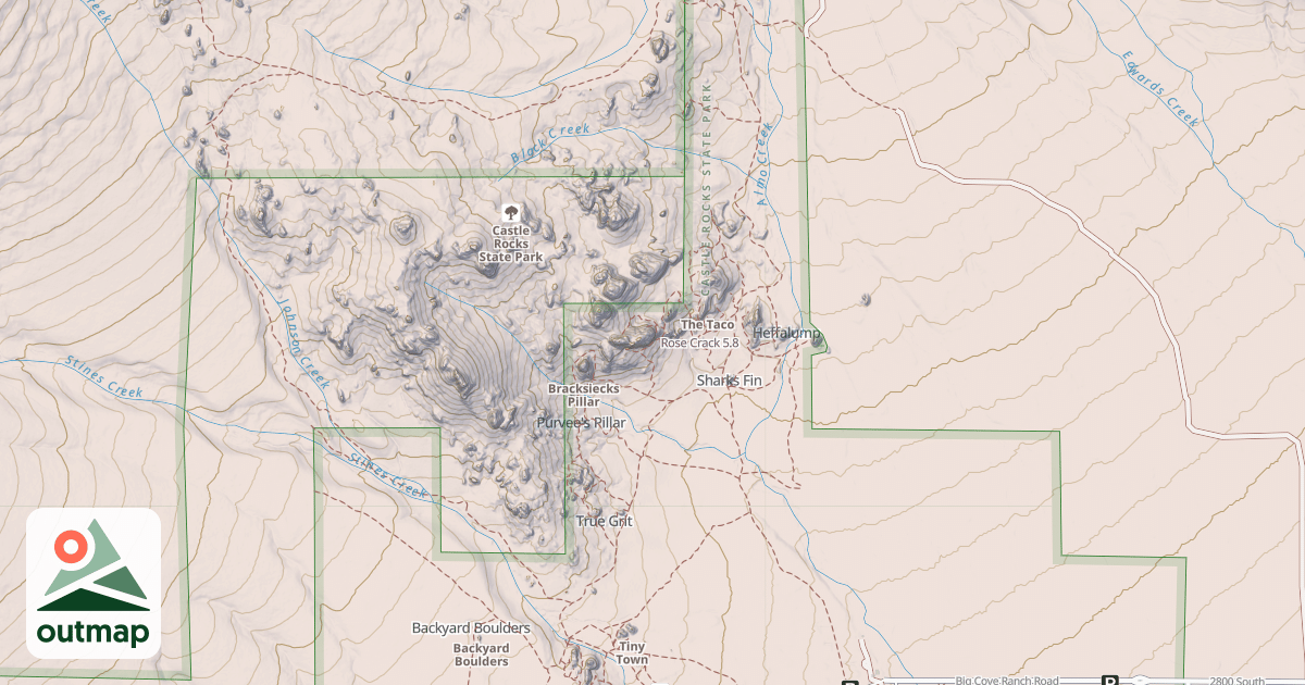 Map of Rose Crack