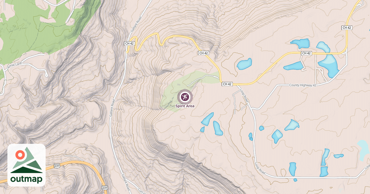 Map of Spirit Area