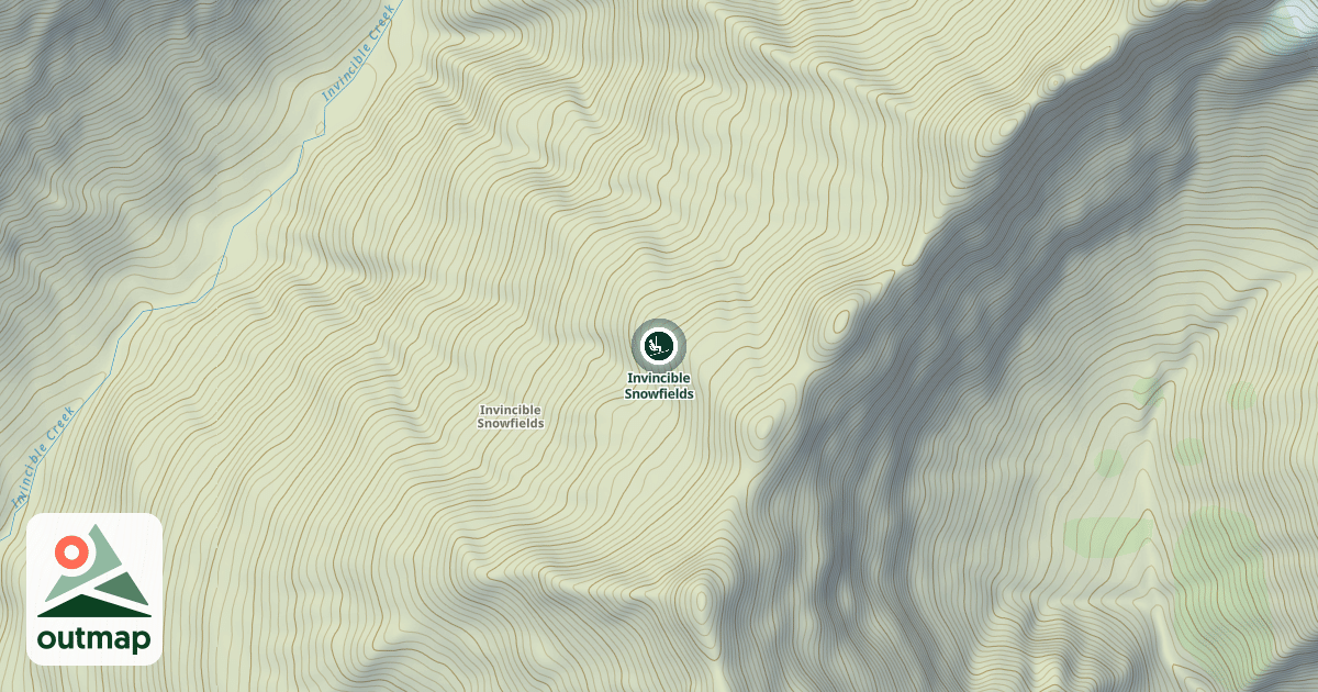 Map of Invincible Snowfields