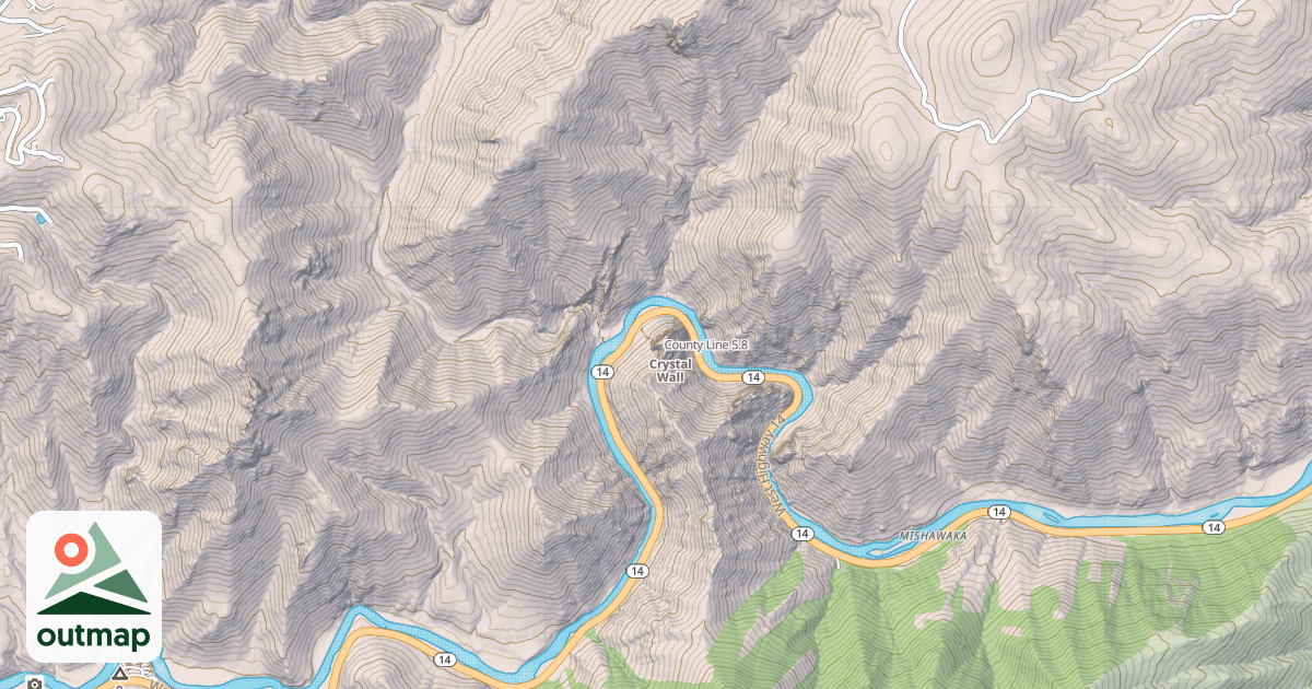 Map of County Line
