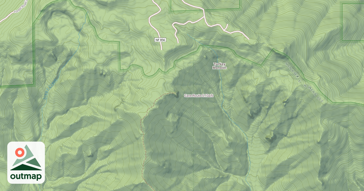 Map of Cave Route