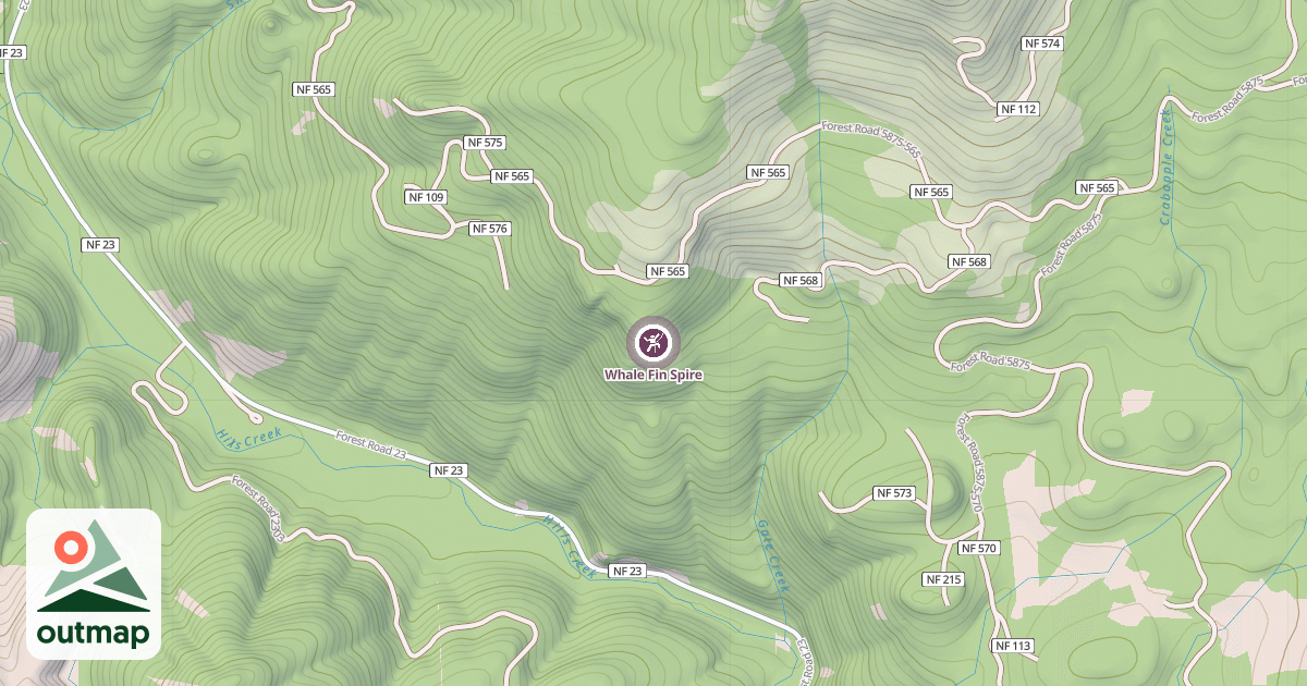 Map of Whale Fin Spire