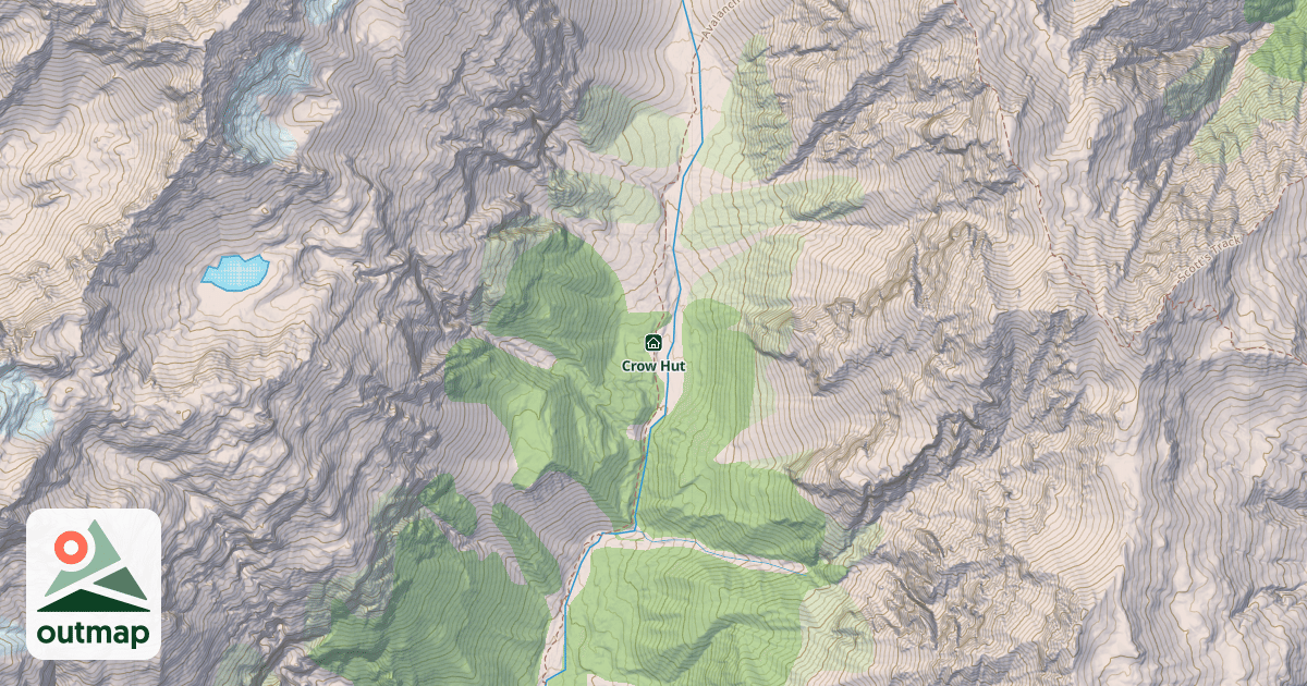Map of Crow Hut