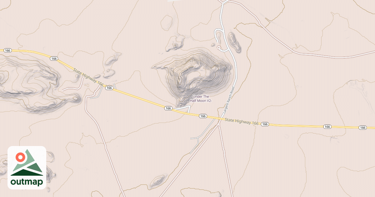 Map of Under The Half Moon in Jeff Davis