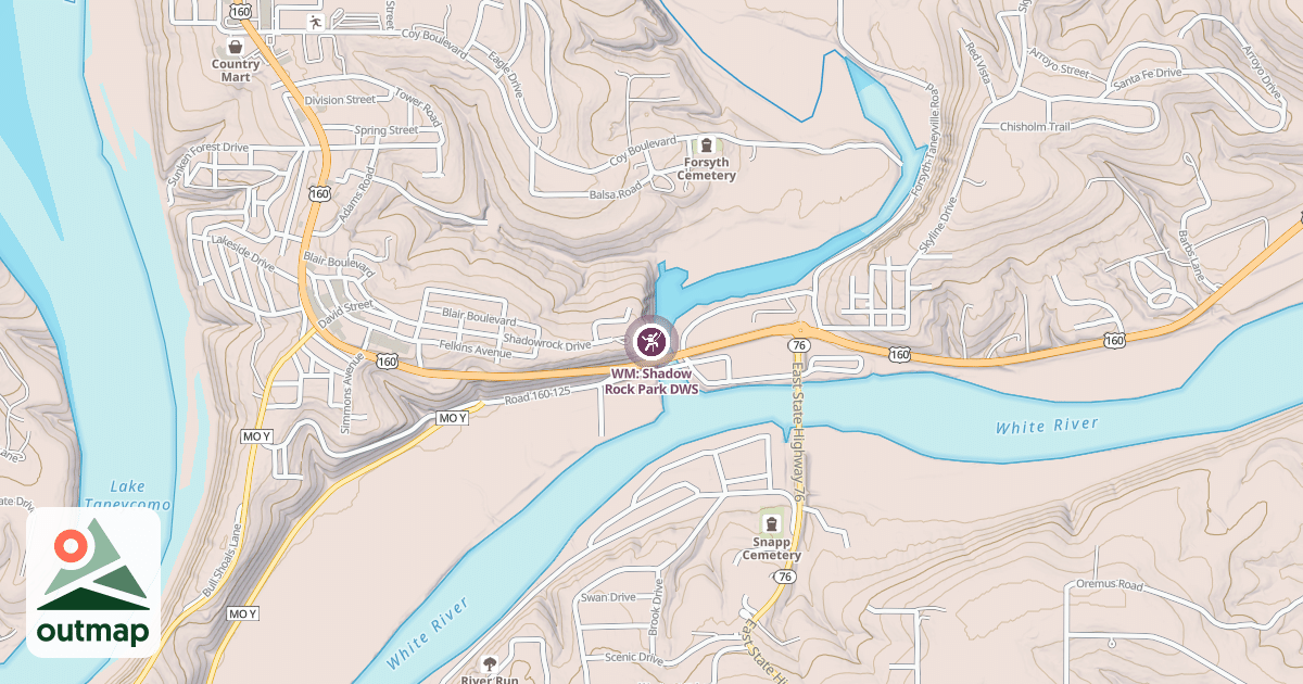 Map of WM: Shadow Rock Park DWS