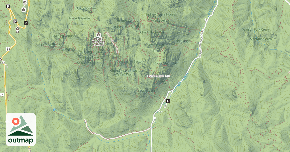 Map of Hitchin' A Ride