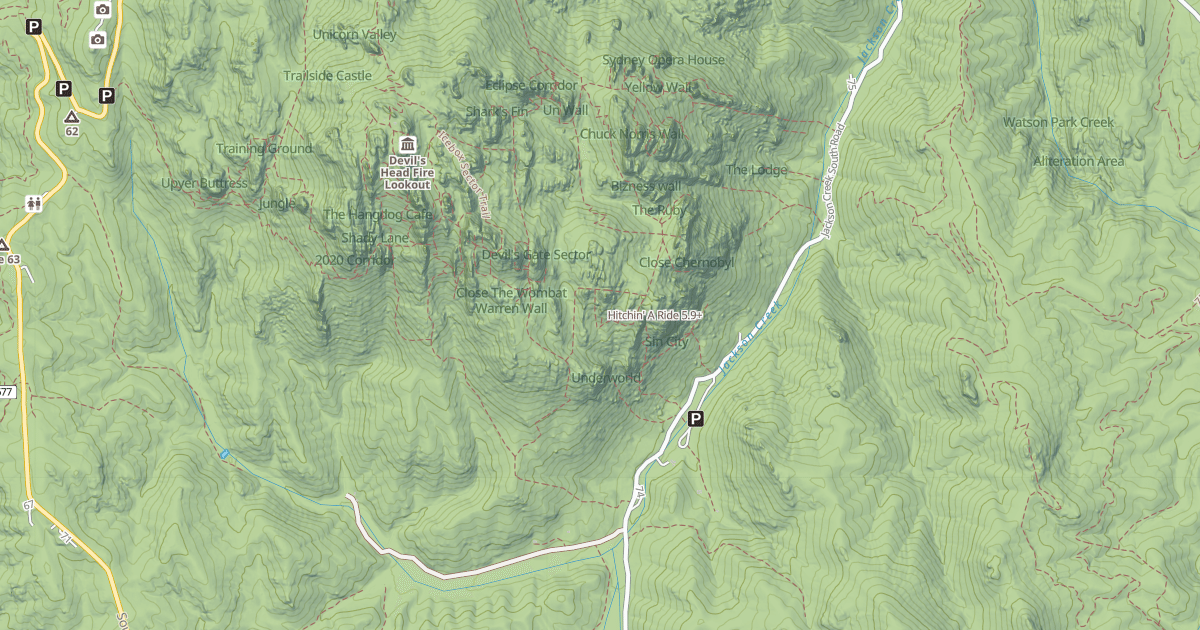 Map preview of Hitchin' A Ride