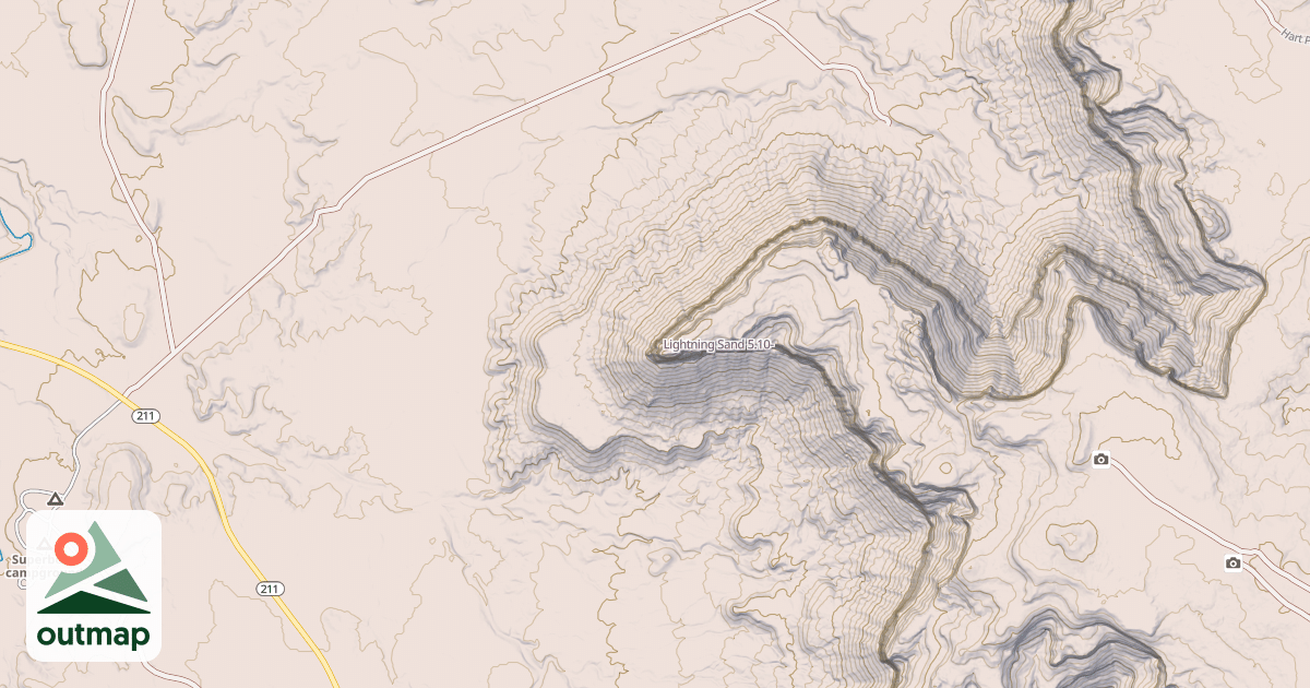 Map of Lightning Sand
