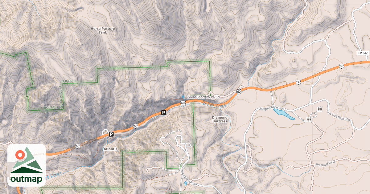 Map of Great Short Route