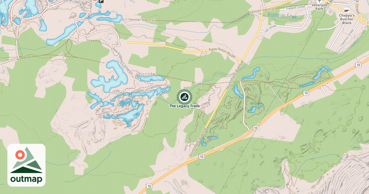 Map of The Legacy Trails