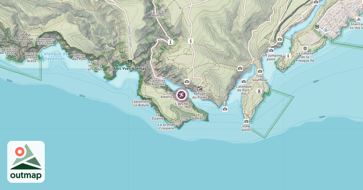 Map of L'Arche
