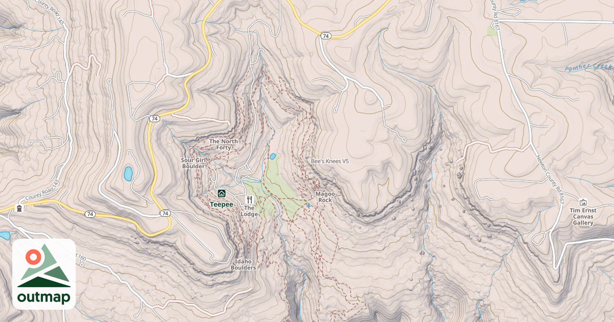 Map of Bee's Knees