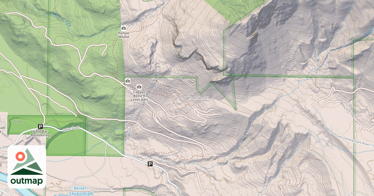 Map of Tom Fern
