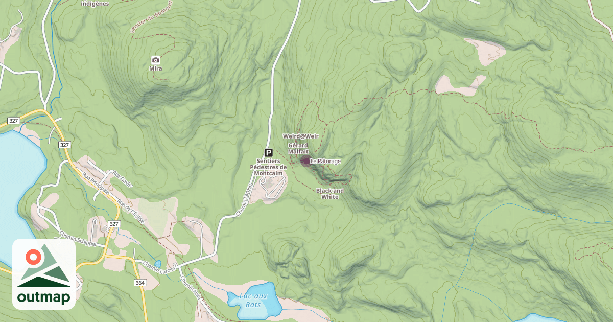 Map of Le Pâturage