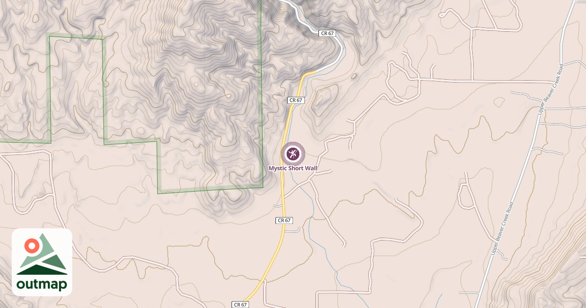 Map of Mystic Short Wall