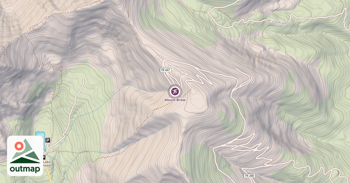 Map of Mount Bross