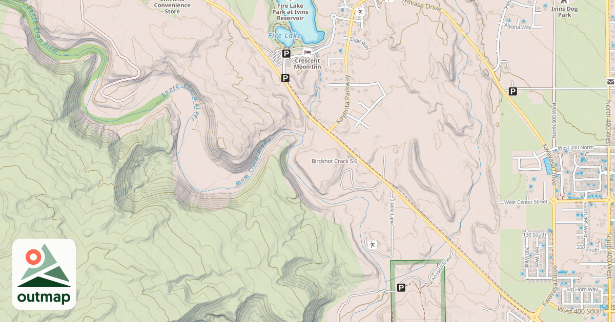 Map of Birdshot Crack