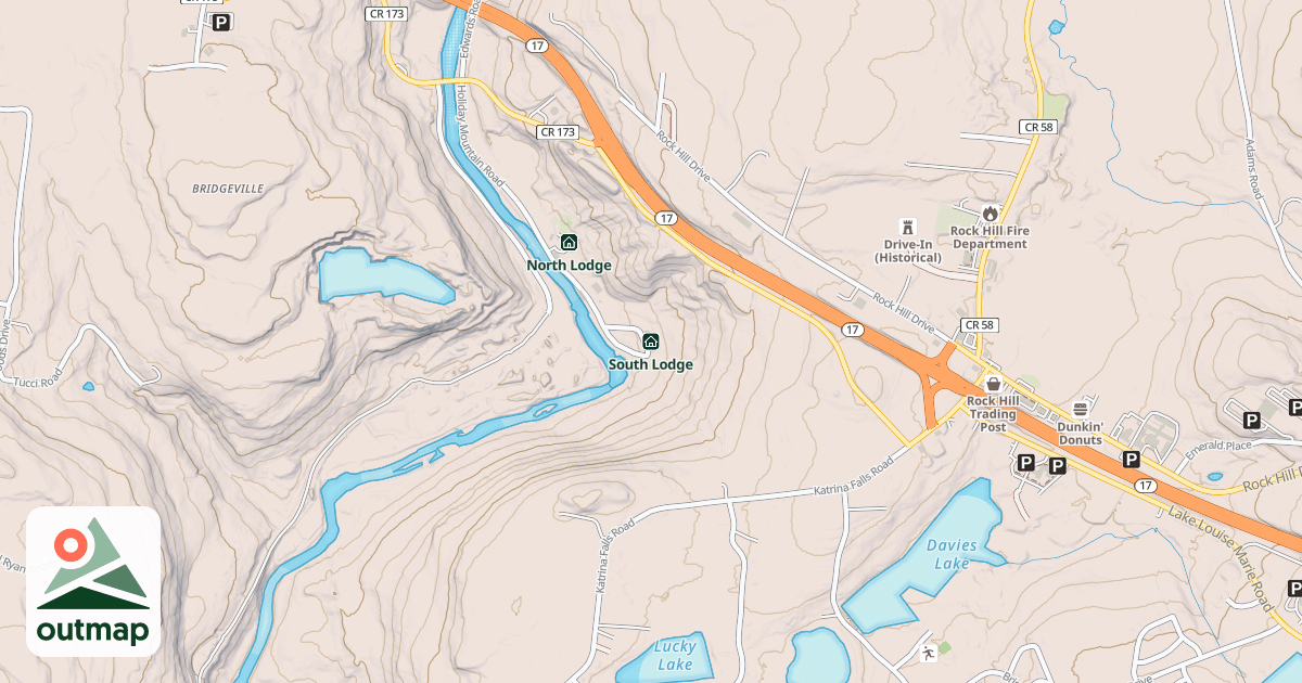 Map of South Lodge