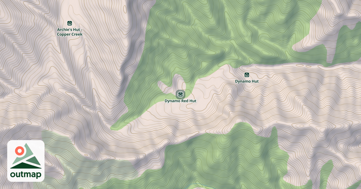 Map of Dynamo Red Hut