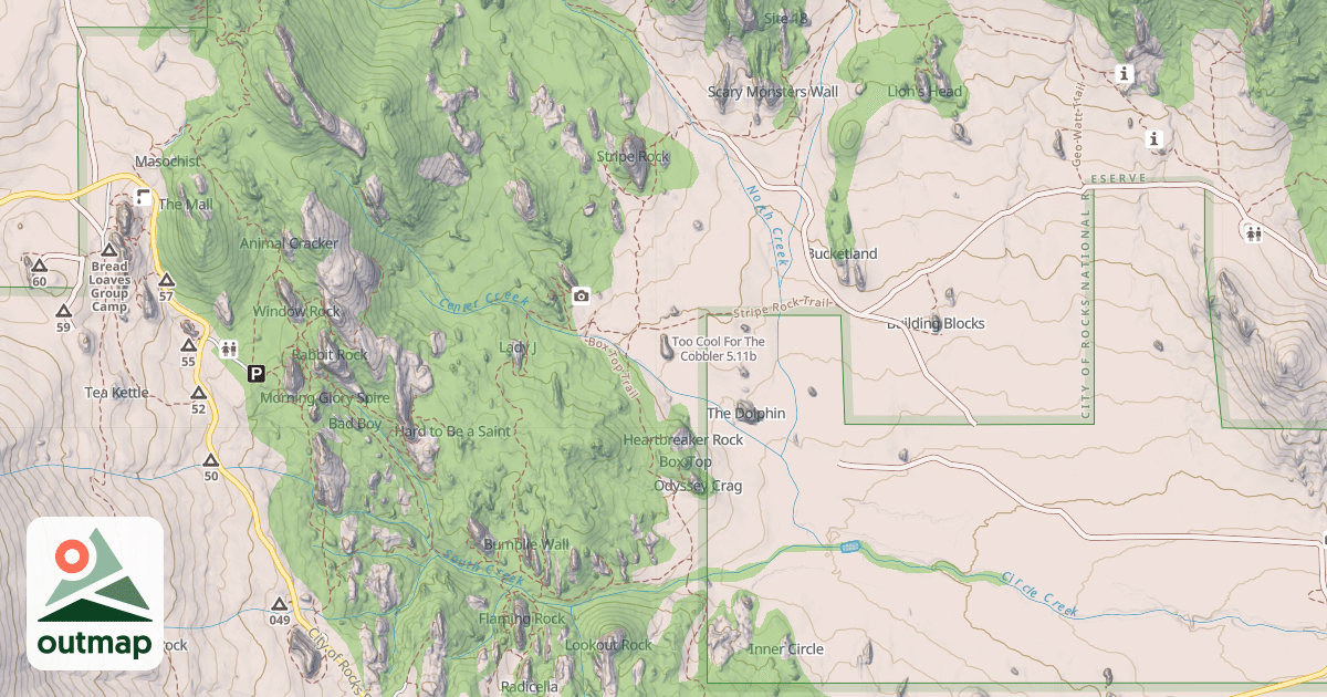 Map of Too Cool For The Cobbler