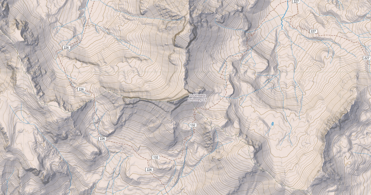 Map preview of Southwest Chimney