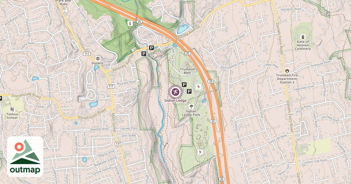 Map of Indian Ledge