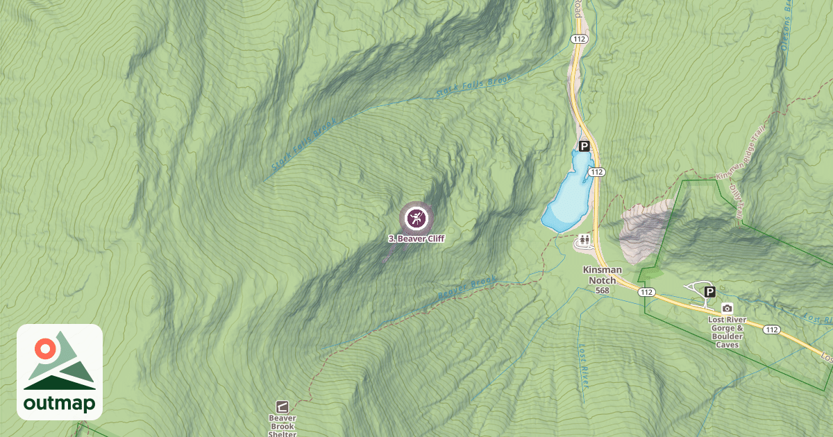 Map of 3. Beaver Cliff
