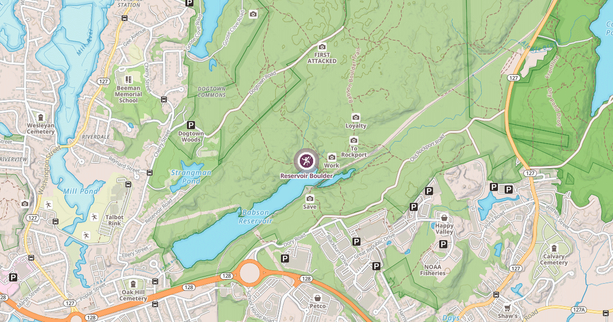 Map preview of Reservoir Boulder