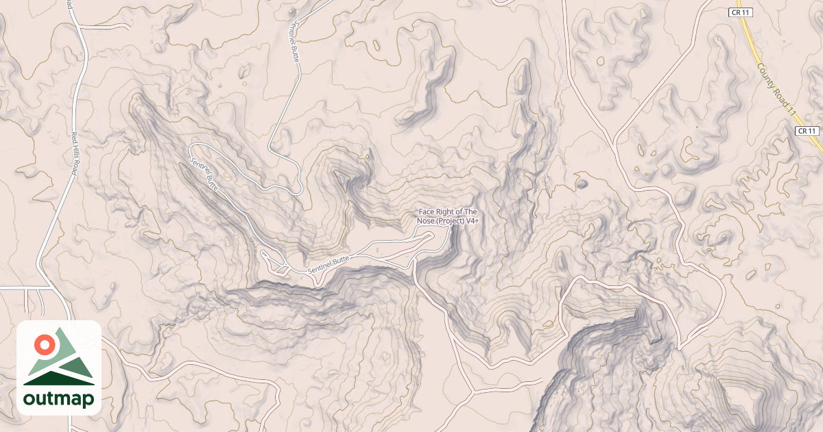 Map of Face Right of The Nose (Project)
