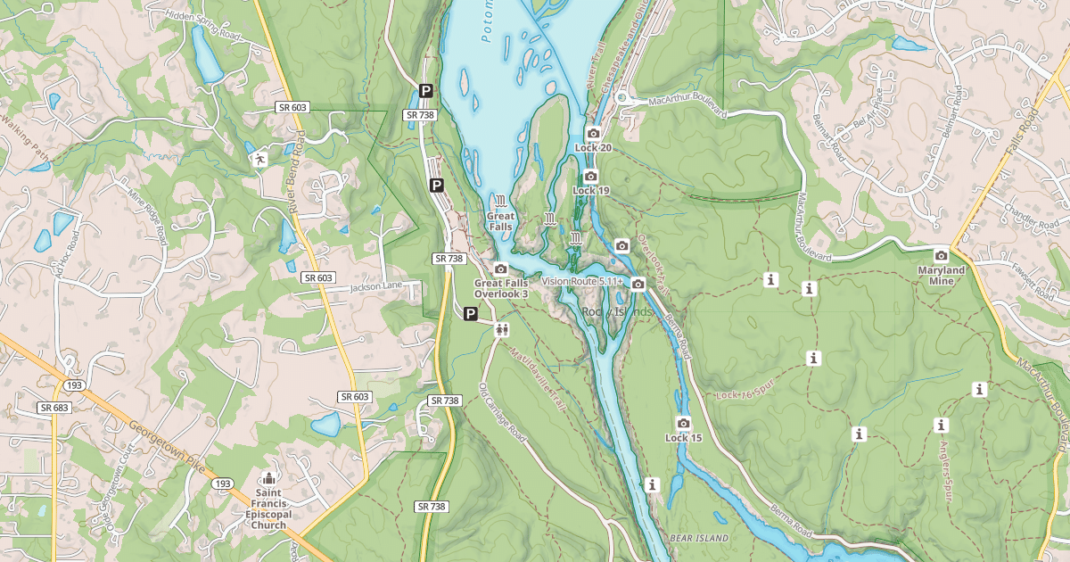 Map preview of Vision Route