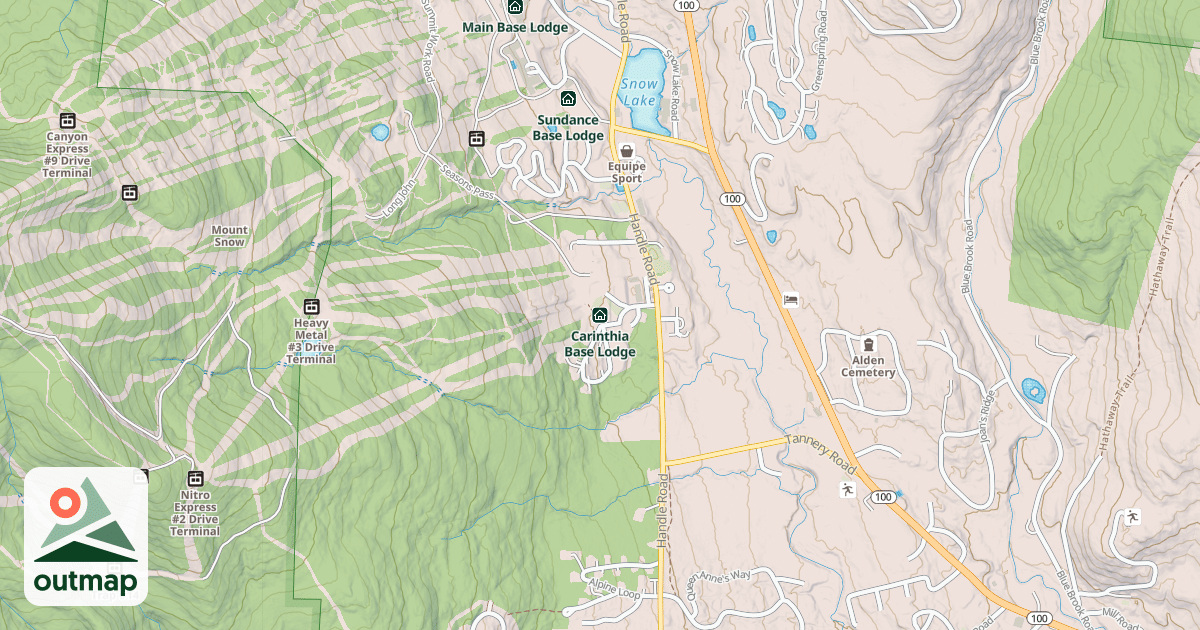 Map of Carinthia Base Lodge