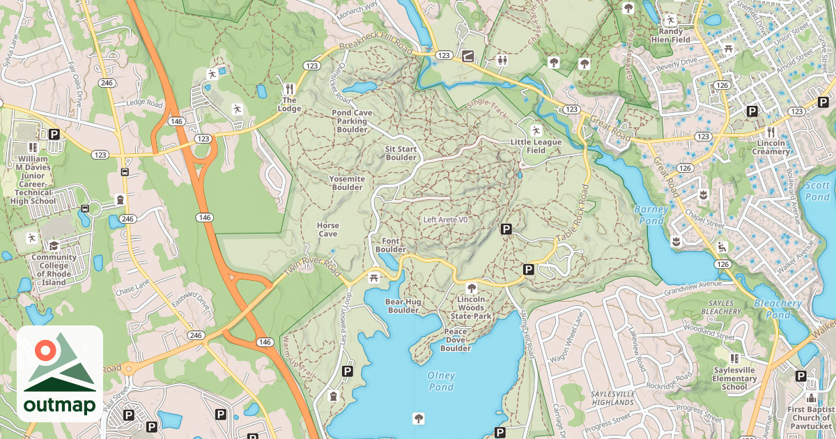 Map of Left Arete