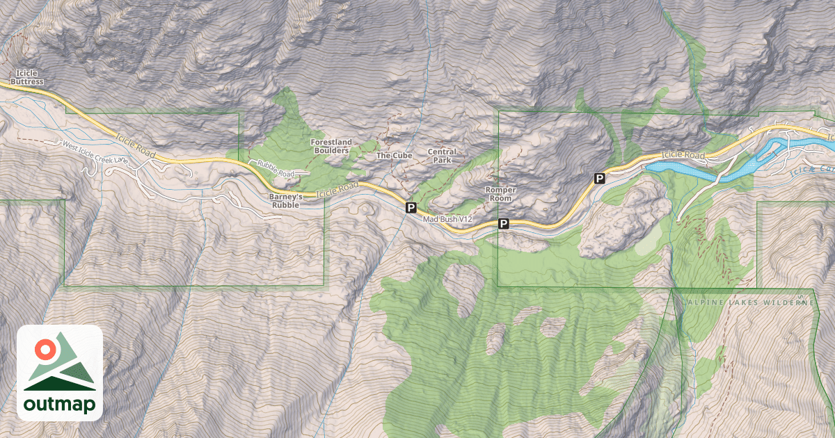 Map of Mad Bush