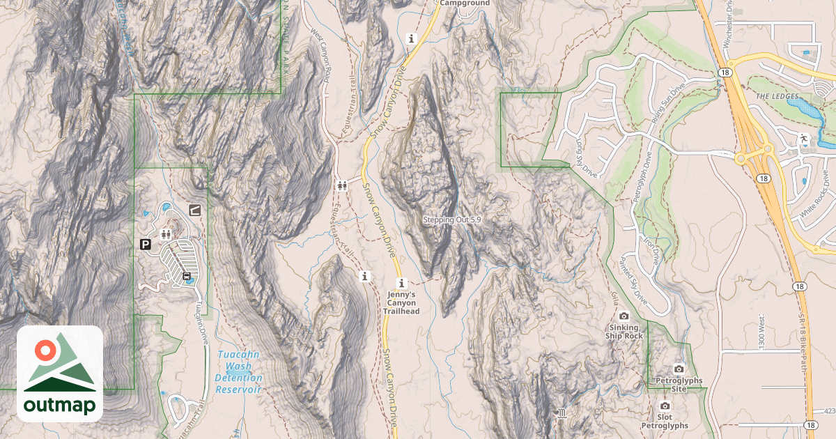 Map of Stepping Out