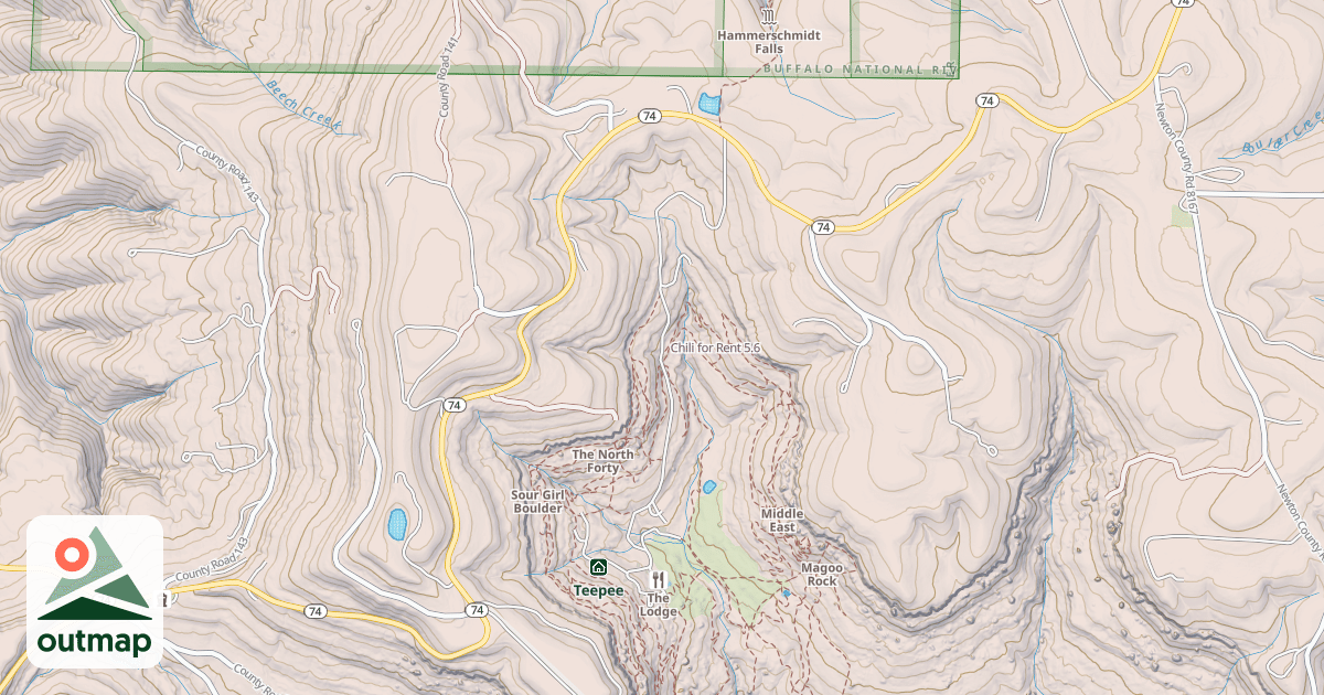 Map of Chili for Rent
