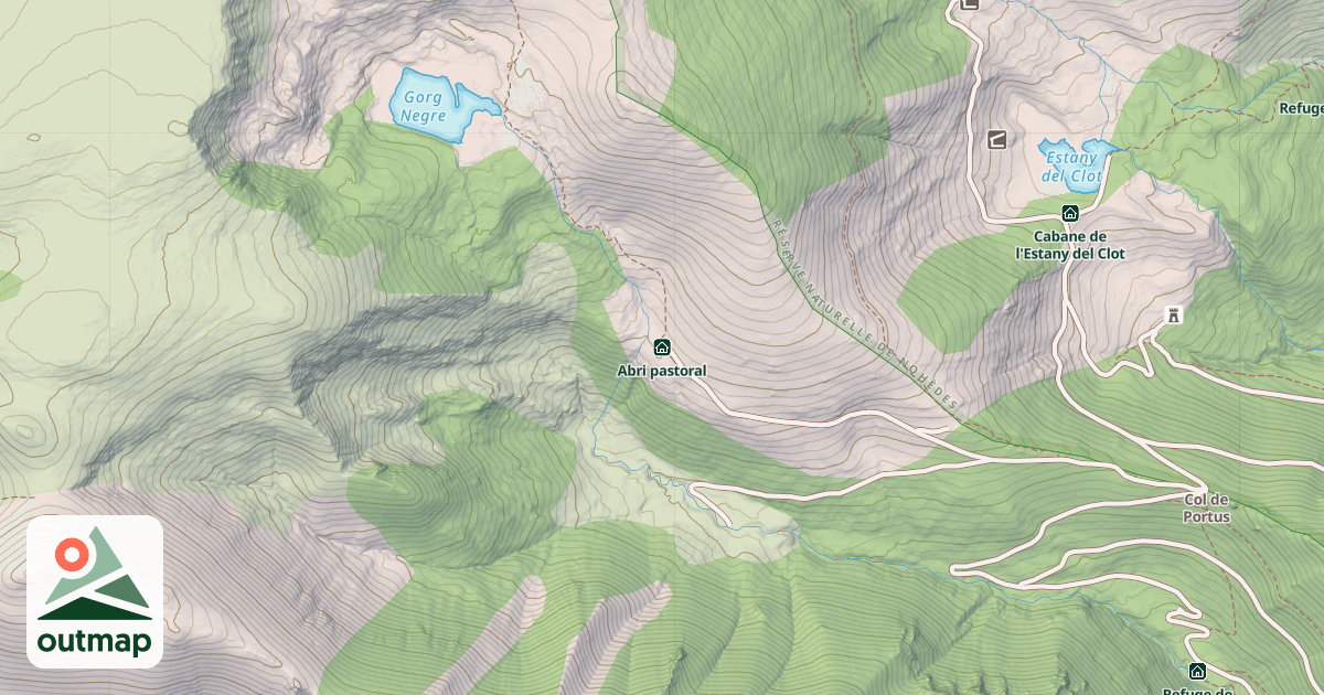 Map of Abri pastoral