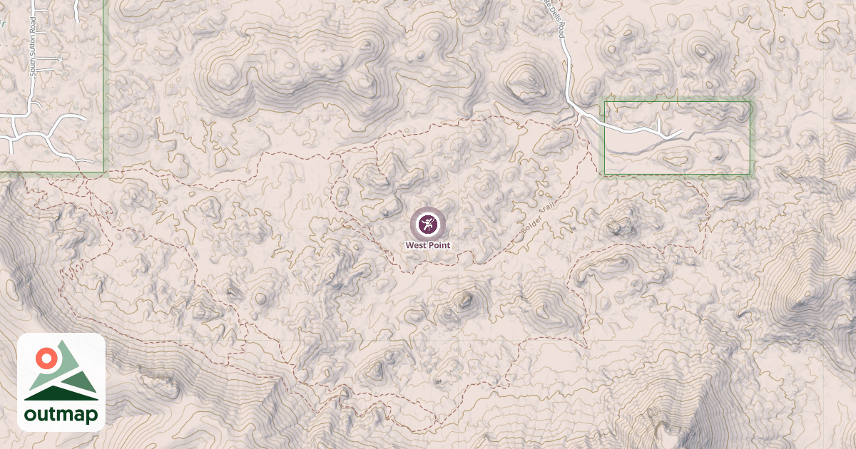 Map of West Point