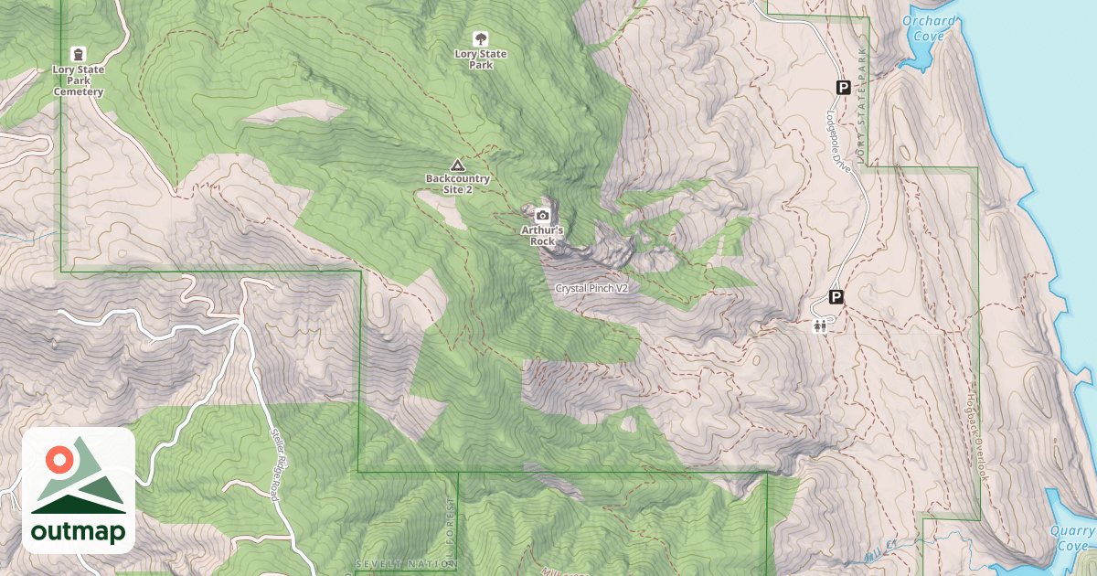 Map of Crystal Pinch