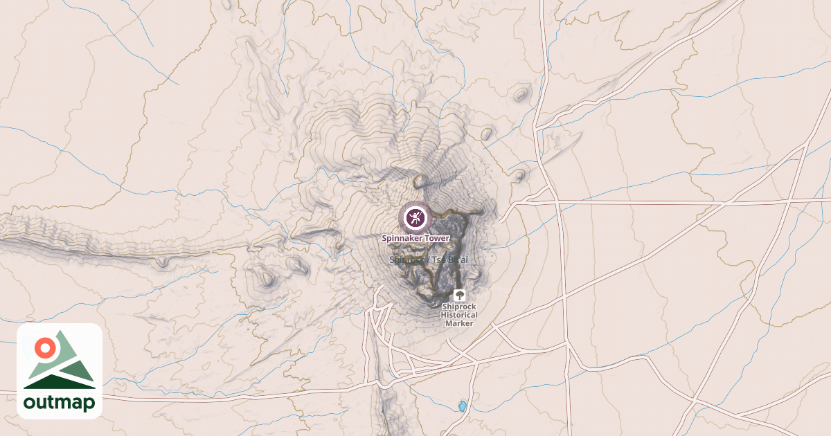 Map of Spinnaker Tower
