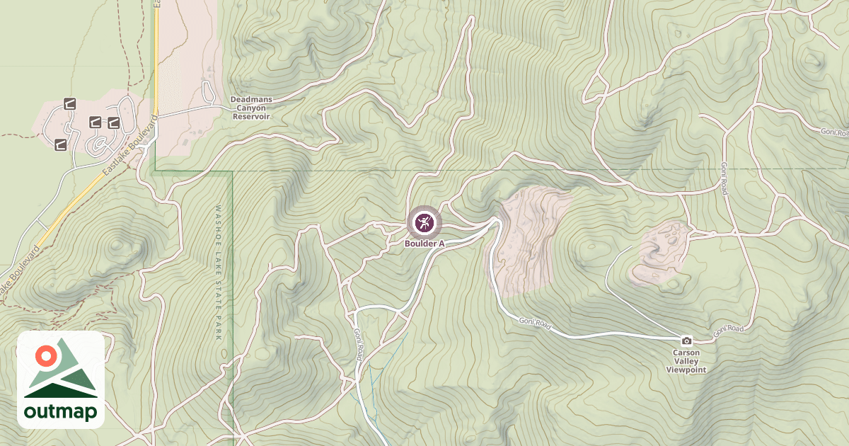 Map of Boulder A