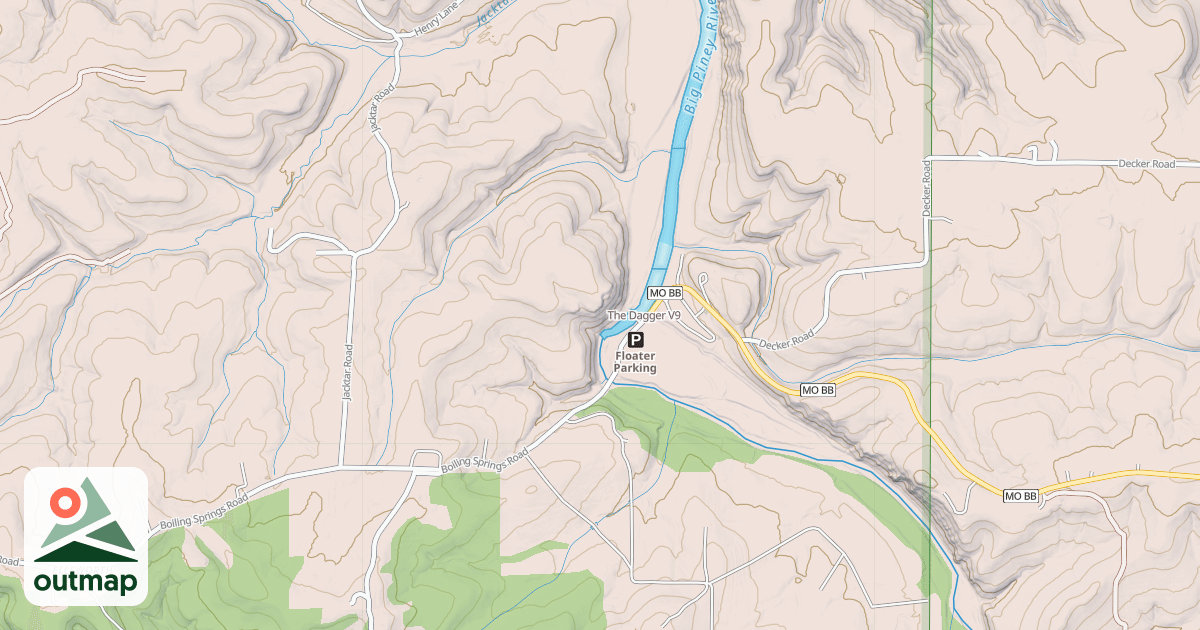 Map of The Dagger